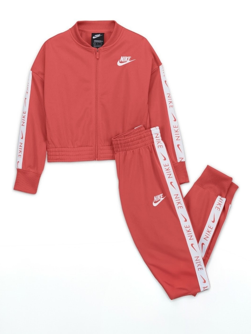 Girls Nike Tracksuit Pink Girls Medium